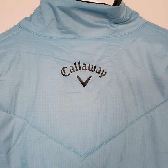 Callaway Weather Series Blue Vest Men's XL Swing Tech Golf Sports Athletic - Picture 5 of 9